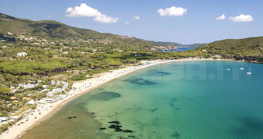 La spiaggia di Lacona Capoliveri Isola d'Elba